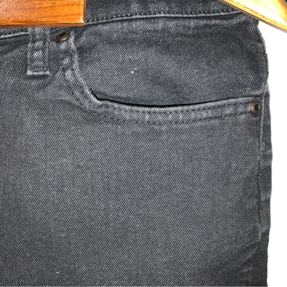 Lee Relaxed Fit Straight Leg Mid Rise Womens 14 Short Black Jeans - Picture 2 of 10
